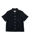 Only The Blind Corduroy Pocket Shirt In Black
