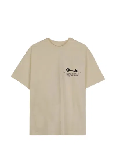 Only The Blind Graphic-print T-shirt In Neutral