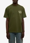Only The Blind Maison De Fleur Embroidered T-shirt In Green