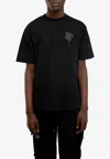 Only The Blind Nocturnal Tiger Embroidered T-shirt In Black