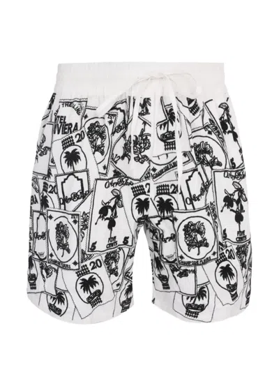Only The Blind Printed Drawstring Shorts In Multi