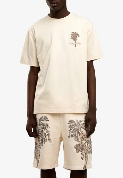 Only The Blind Sandstorm Tiger Embroidered T-shirt