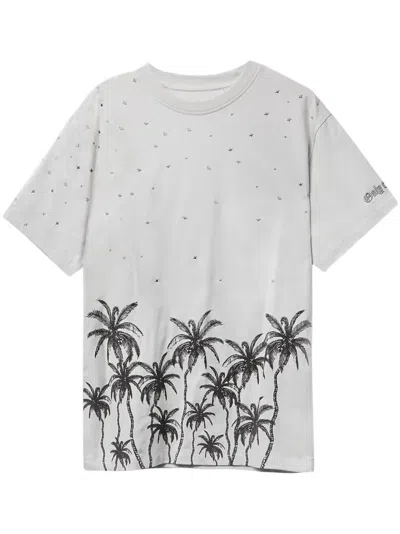 Only The Blind Starry Night T-shirt In 灰色