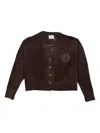 Only The Blind Studio Dept. Cardigan In Brown