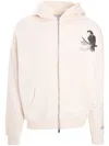 Only The Blind Undyed Falcon Hoodie In Neutrals