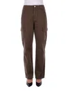Only Trousers Green In Multi