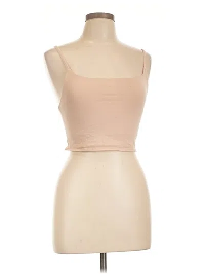 Pre-owned Only Tube Top Tan Strapless Neckline Tops