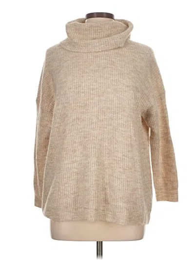 Pre-owned Only Turtleneck Sweater In Brown