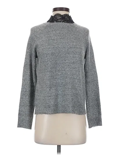 Pre-owned Only Turtleneck Sweater In Gray