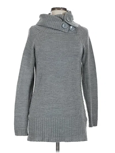 Pre-owned Only Turtleneck Sweater In Gray