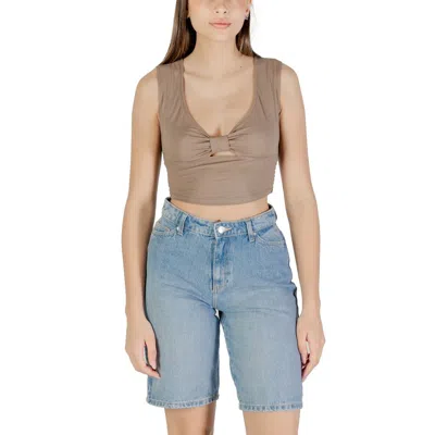 Only Brown Viscose Top