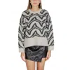 ONLY WHITE ACRYLIC SWEATER