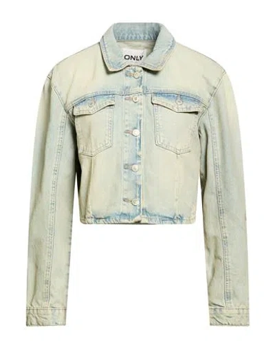 Only Woman Denim Outerwear Blue Size M Cotton