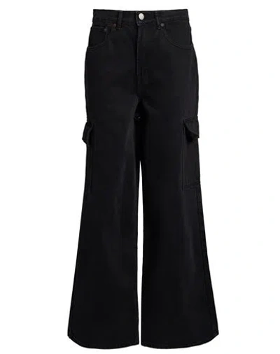 Only Woman Jeans Black Size 29w-32l Cotton, Polyester