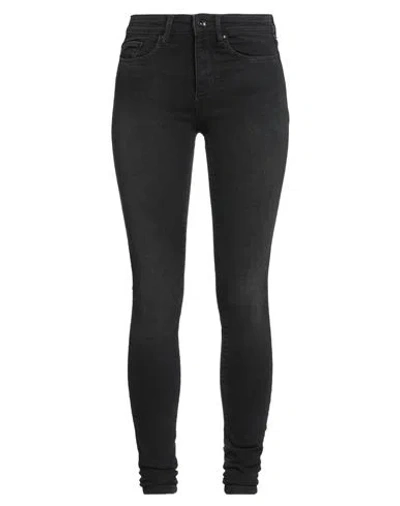 Only Woman Jeans Black Size S-32l Cotton, Recycled Cotton, Polyester, Elastane