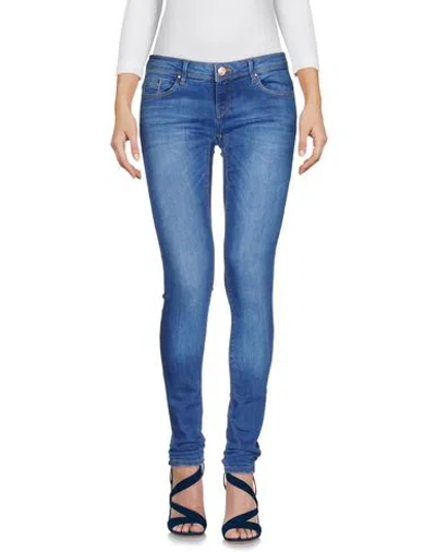 Only Woman Jeans Blue Size 25w-32l Cotton, Elastomultiester, Elastane