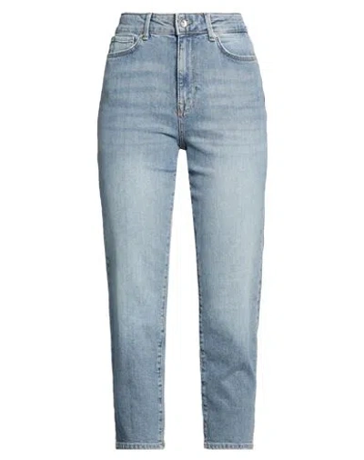 Only Woman Jeans Blue Size 28w-30l Cotton, Elastane