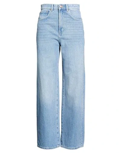 Only Woman Jeans Blue Size 28w-32l Cotton