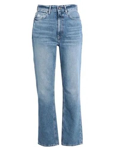 Only Woman Jeans Blue Size 30w-32l Organic Cotton, Recycled Cotton