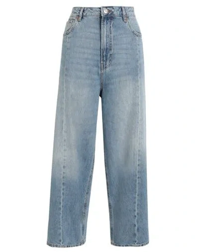 Only Woman Jeans Blue Size 30w-32l Cotton, Recycled Cotton