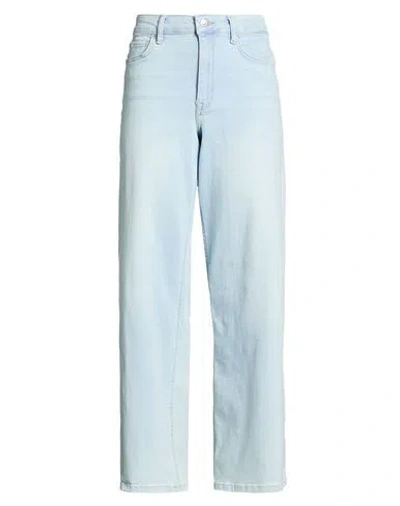 Only Woman Jeans Blue Size L-32l Organic Cotton, Cotton, Polyester, Elastane