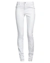Only Woman Jeans White Size S Cotton, Elastomultiester, Elastane In White