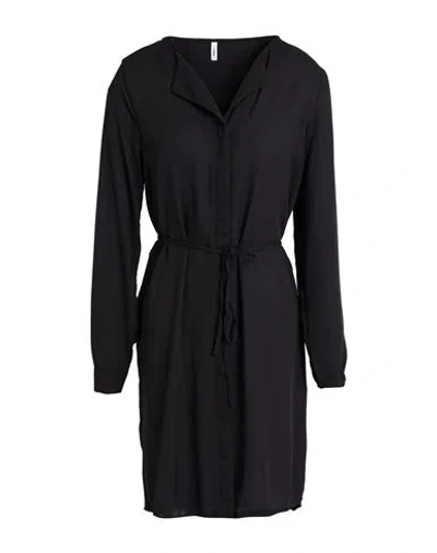 Only Woman Mini Dress Black Size L Recycled Polyester, Polyester