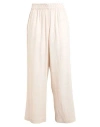 Only Woman Pants Beige Size L-30l Livaeco By Birla Cellulose, Linen In Beige