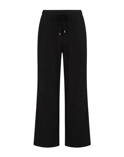 Only Woman Pants Black Size L Polyester, Viscose, Elastane