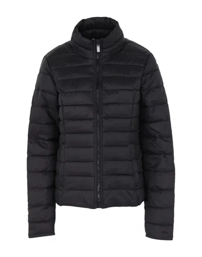 Only Woman Down Jacket Black Size S Nylon