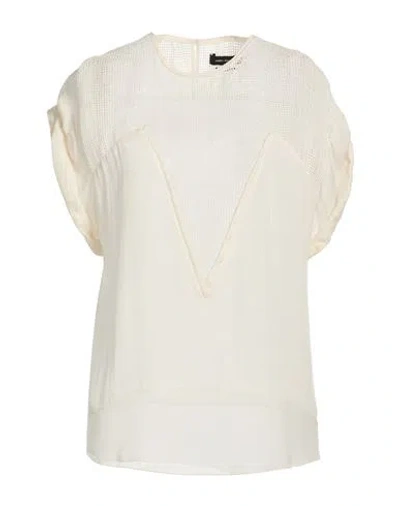 Only Woman Shirt White Size M Cotton In Neutral