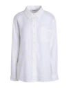 Only Woman Shirt White Size M Livaeco By Birla Cellulose, Linen