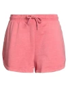 Only Woman Shorts & Bermuda Shorts Coral Size L Cotton In Red