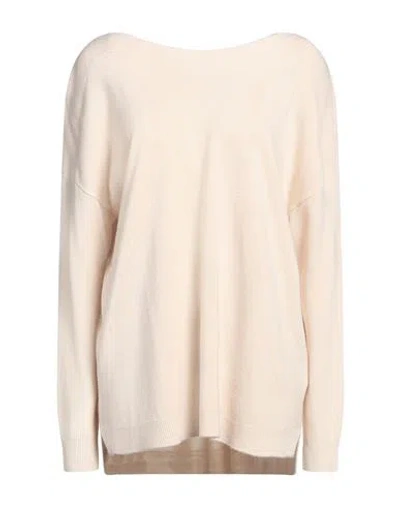 Only Woman Sweater Beige Size M Acrylic In Neutral