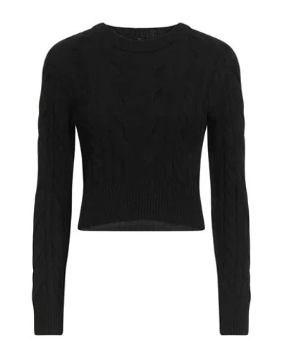Only Woman Sweater Black Size L Acrylic, Polyester