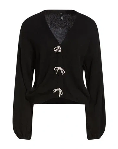 Only Woman Sweater Black Size L Acrylic, Polyester