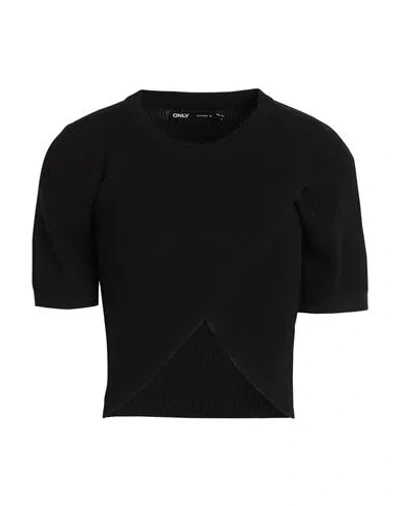 Only Woman Sweater Black Size Xl Viscose, Nylon