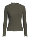 Only Woman Sweater Military Green Size Xl Polyester, Viscose, Elastane In Green