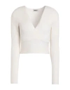 Only Woman Sweater White Size Xl Viscose, Nylon