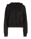 Only Woman Sweatshirt Black Size L Recycled Polyester, Polyester, Elastane