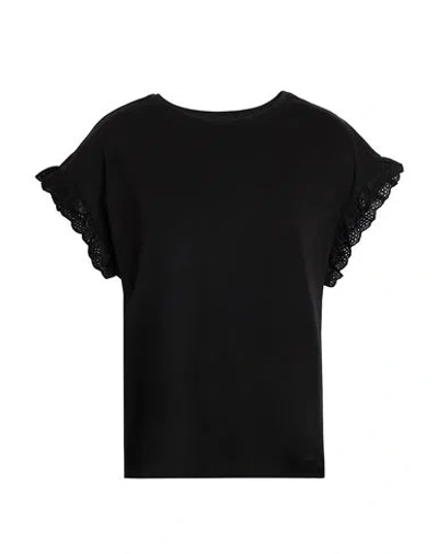 Only Woman T-shirt Black Size Xl Cotton