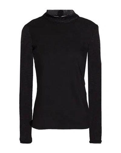 Only Woman Top Black Size L Polyester, Elastane