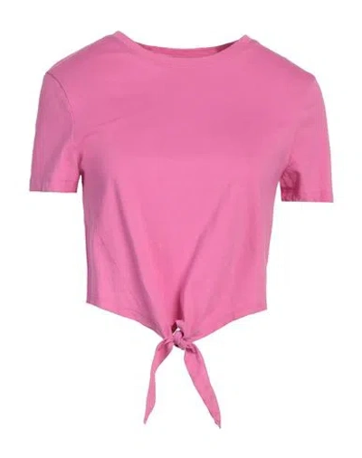Only Woman T-shirt Pink Size Xs Cotton