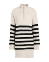 Only Woman Turtleneck Ivory Size Xl Acrylic, Polyester In White