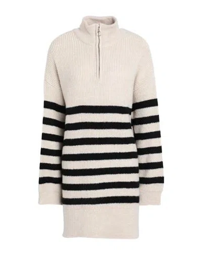 Only Woman Turtleneck Ivory Size Xl Acrylic, Polyester In White