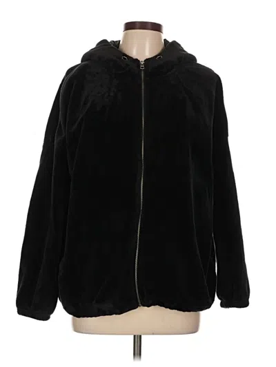 Pre-owned Only Zip Up Hoodie In Black