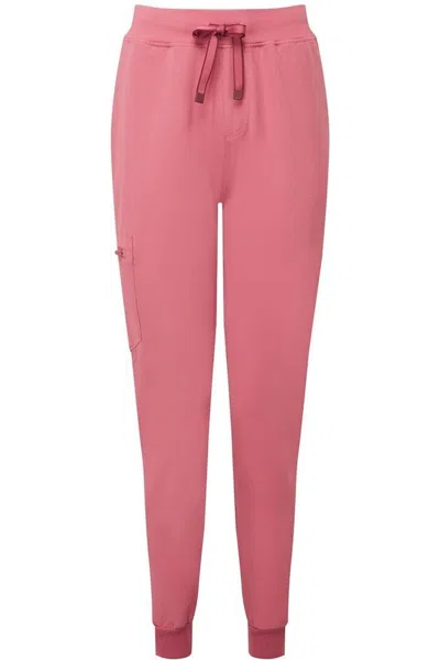 Onna Women's Energized Stretch Jogger Scrub Pants In Pink