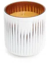 Onno Akosua Ribbed Candle In White