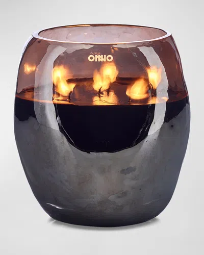 Onno Collection Large Cape Smoked Grey Muse Candle, 3790g In Brown
