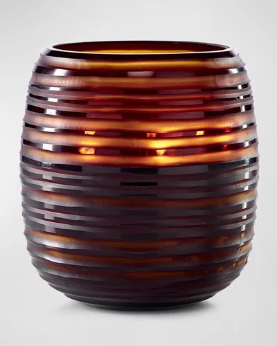 Onno Collection Xl Sphere Zanzibar Candle, 10 Kg In Brown